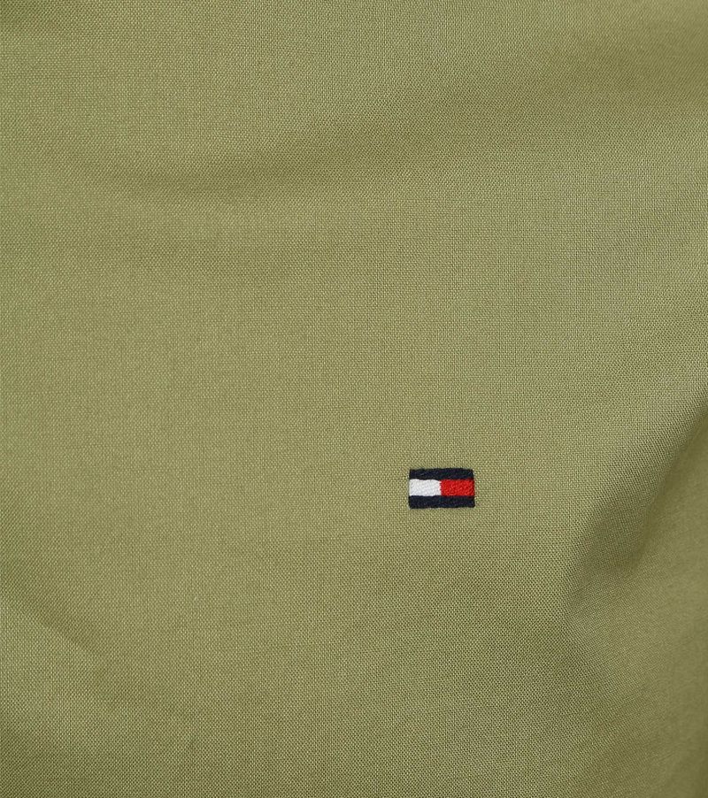 Tommy Hilfiger Poplin Hemd Grün - Größe XXL günstig online kaufen