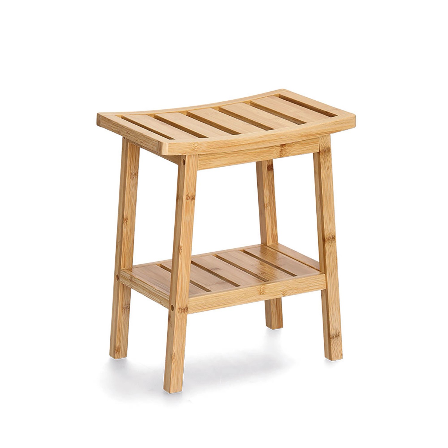 Zeller Hocker mit Ablage 46 cm x 25 cm x 40 cm Bambus günstig online kaufen