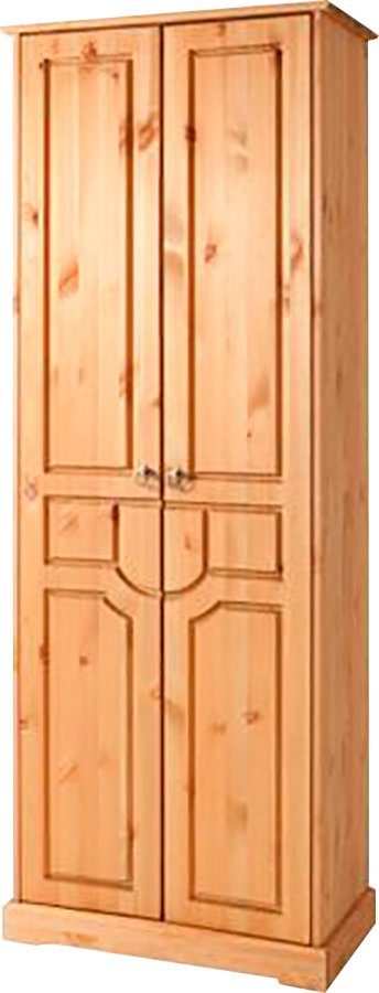 Home affaire Garderobenschrank "Klera", Breite 67 cm, aus massiver Kiefer, günstig online kaufen