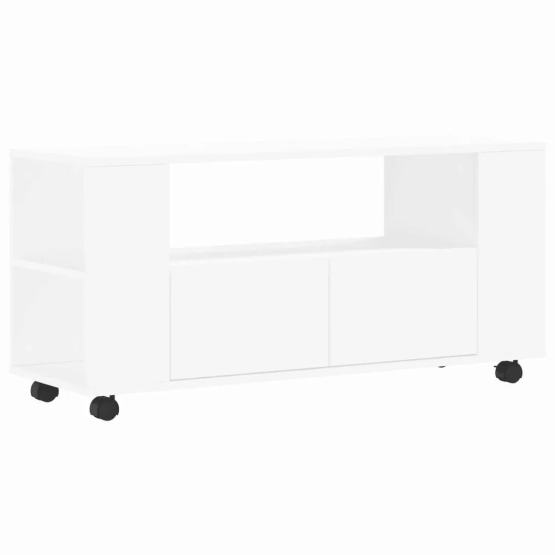 vidaXL TV-Schrank TV-Schrank Weiß 102x34,5x43 cm günstig online kaufen