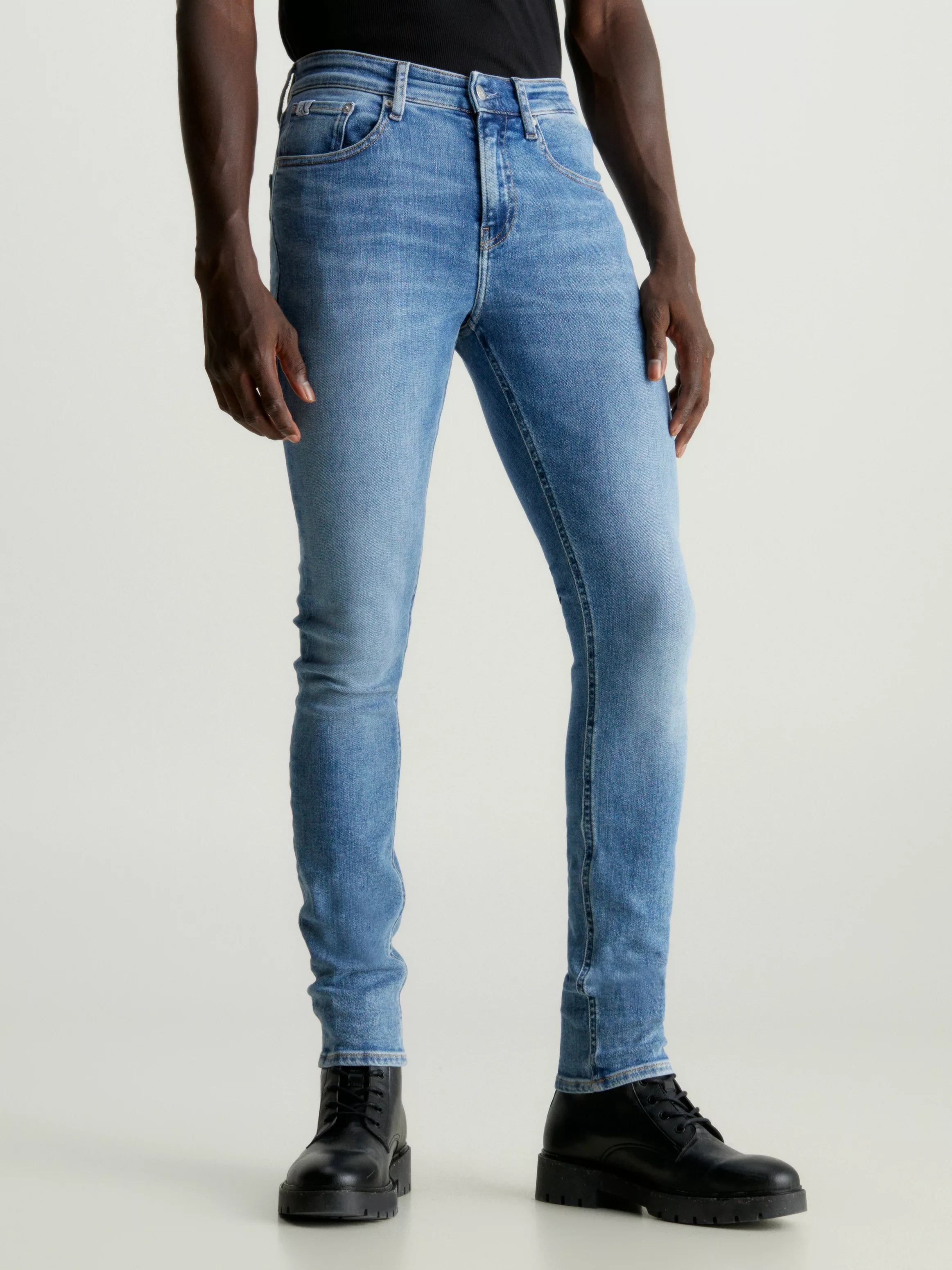 Calvin Klein Jeans Skinny-fit-Jeans SKINNY in klassischer 5-Pocket-Form günstig online kaufen
