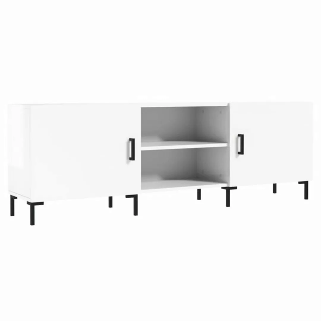 vidaXL TV-Schrank TV-Schrank Hochglanz-Weiß 150x30x50 cm Holzwerkstoff (1-S günstig online kaufen