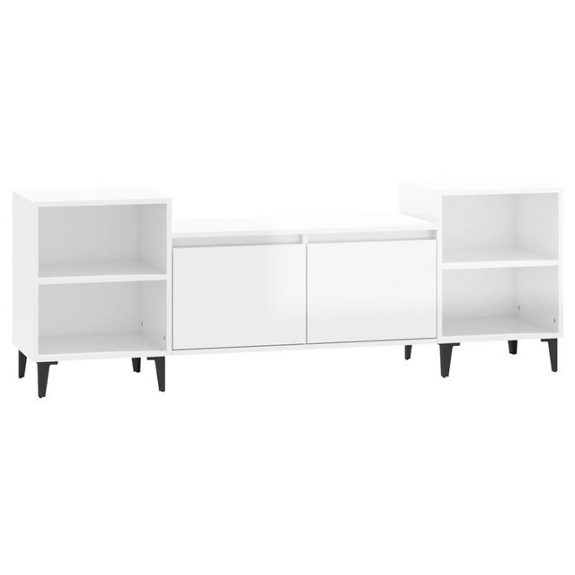 vidaXL TV-Schrank TV-Schrank Hochglanz-Weiß 160x35x55 cm Spanplatte günstig online kaufen