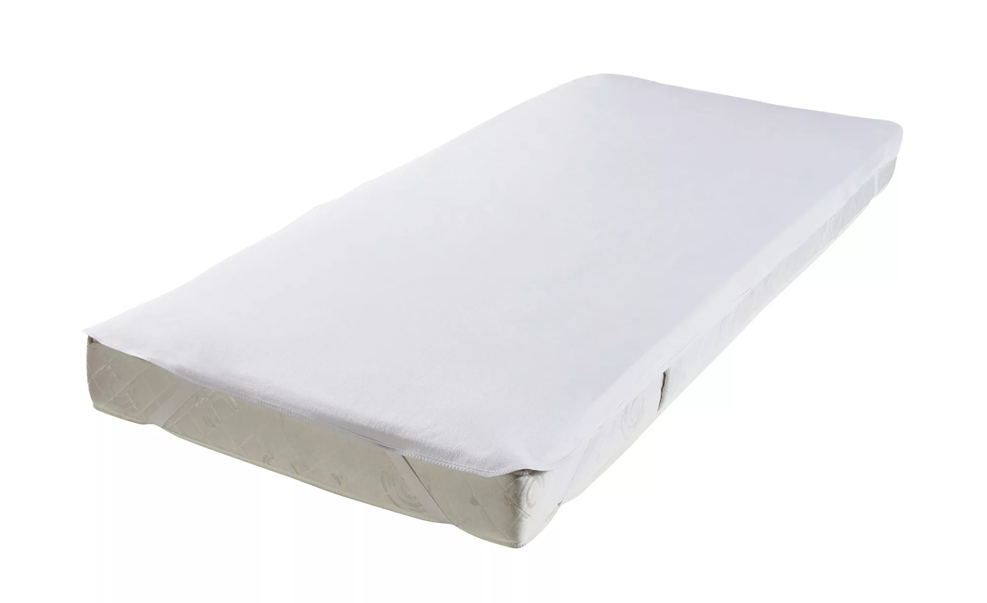 LAVIDA Molton-Matratzenauflage - weiß - 100% Baumwolle - 180 cm - Sconto günstig online kaufen