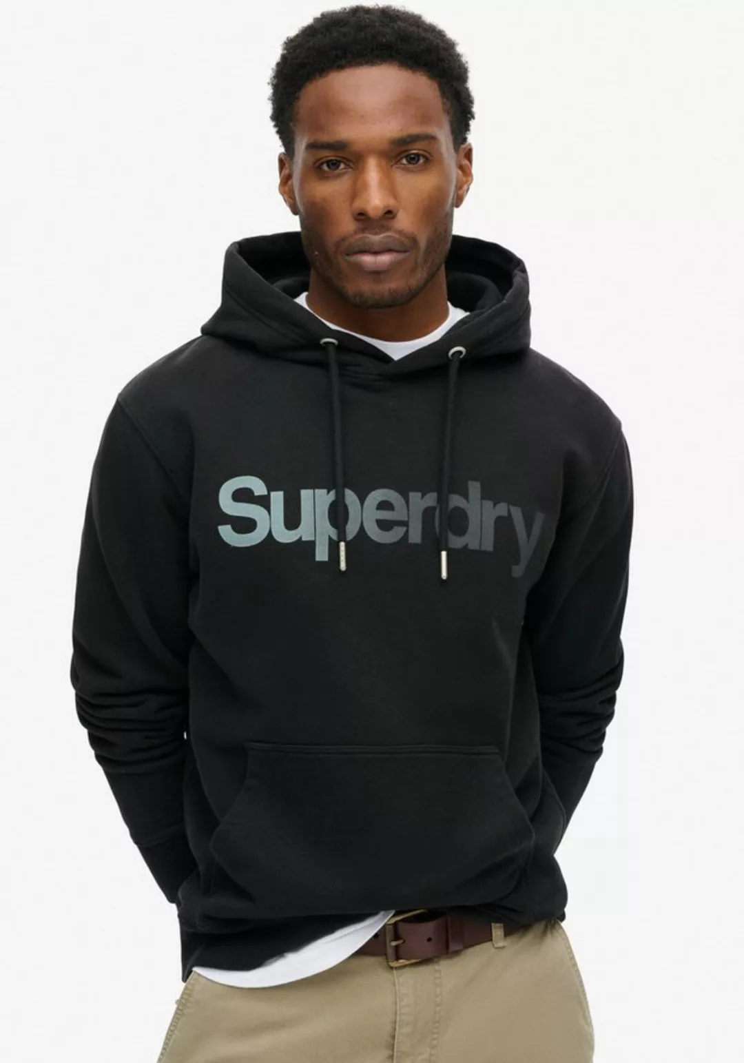 Superdry Kapuzensweatshirt CORE LOGO FADE LOOSE HOOD günstig online kaufen