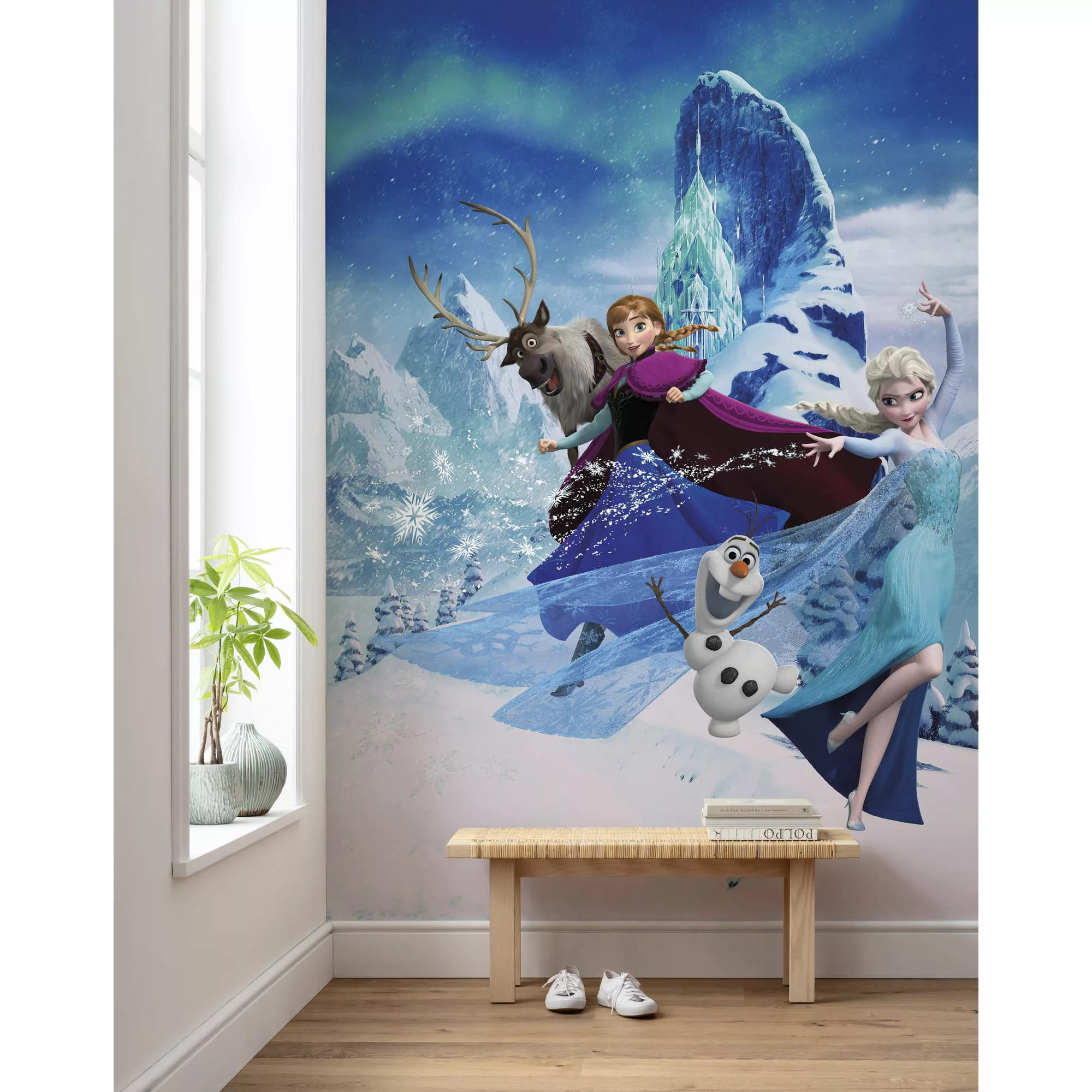 Komar Vliestapete »Frozen Elsas Magic«, 200x280 cm (Breite x Höhe) günstig online kaufen
