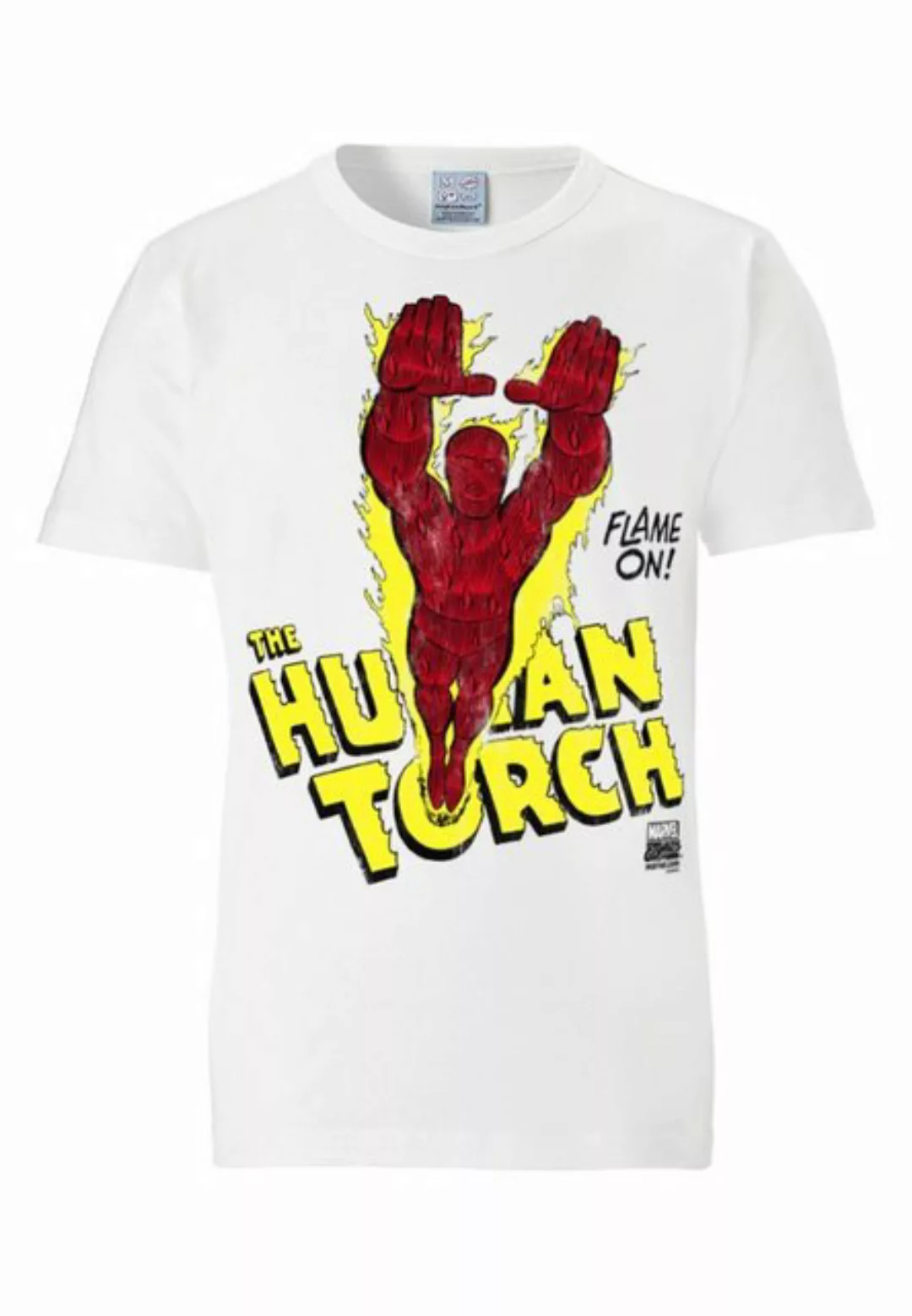 LOGOSHIRT T-Shirt "Human Torch - Marvel", mit coolem Print günstig online kaufen