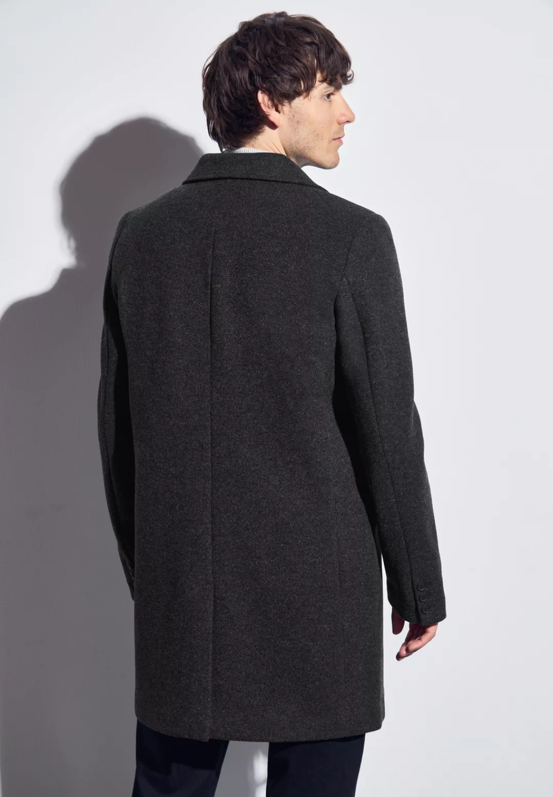 STREET ONE MEN Wintermantel, mit Reverskragen günstig online kaufen