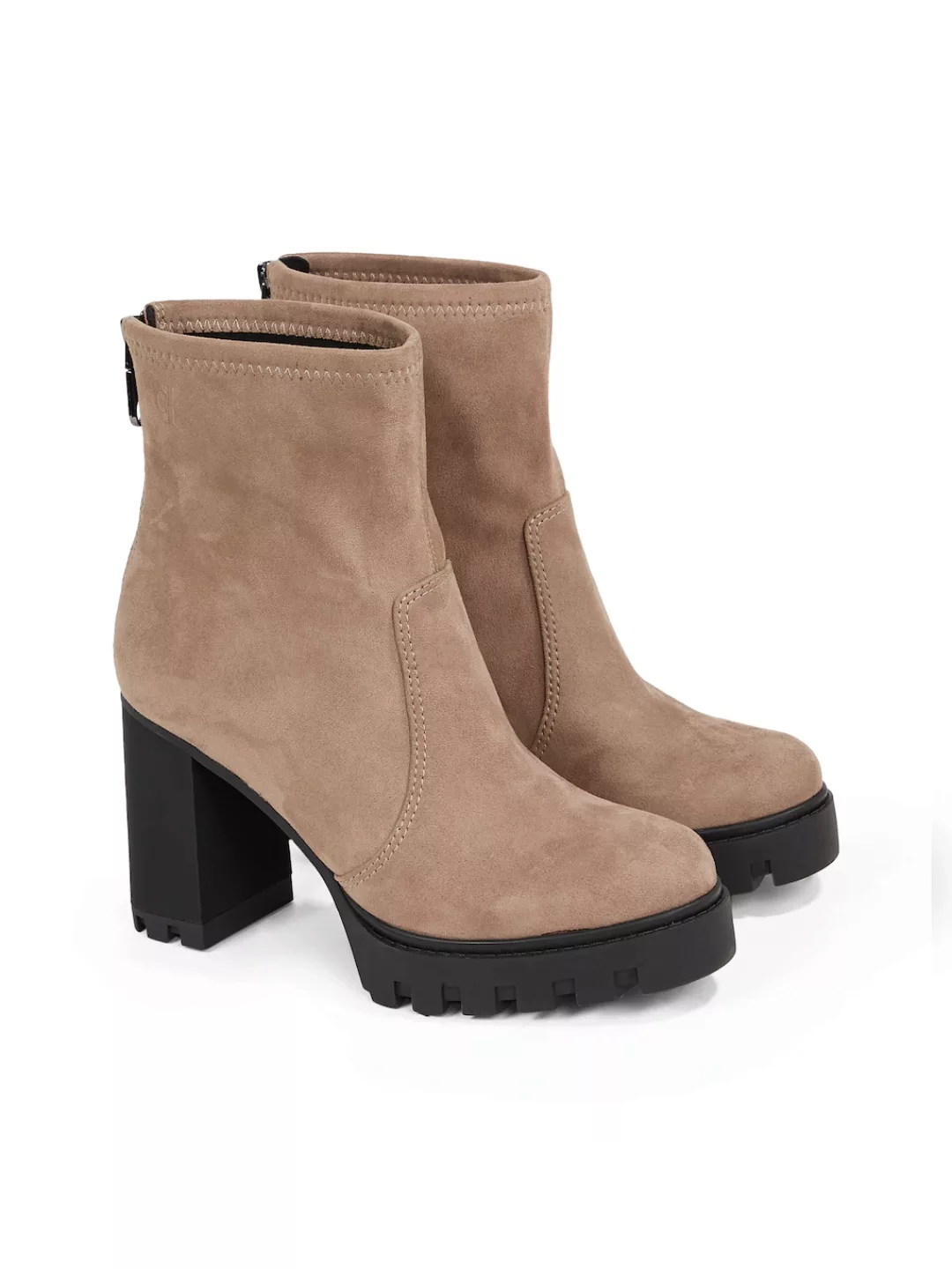 Calvin Klein Jeans High-Heel-Stiefelette "HEEL PLATFORM ZIP BOOT SS", Block günstig online kaufen