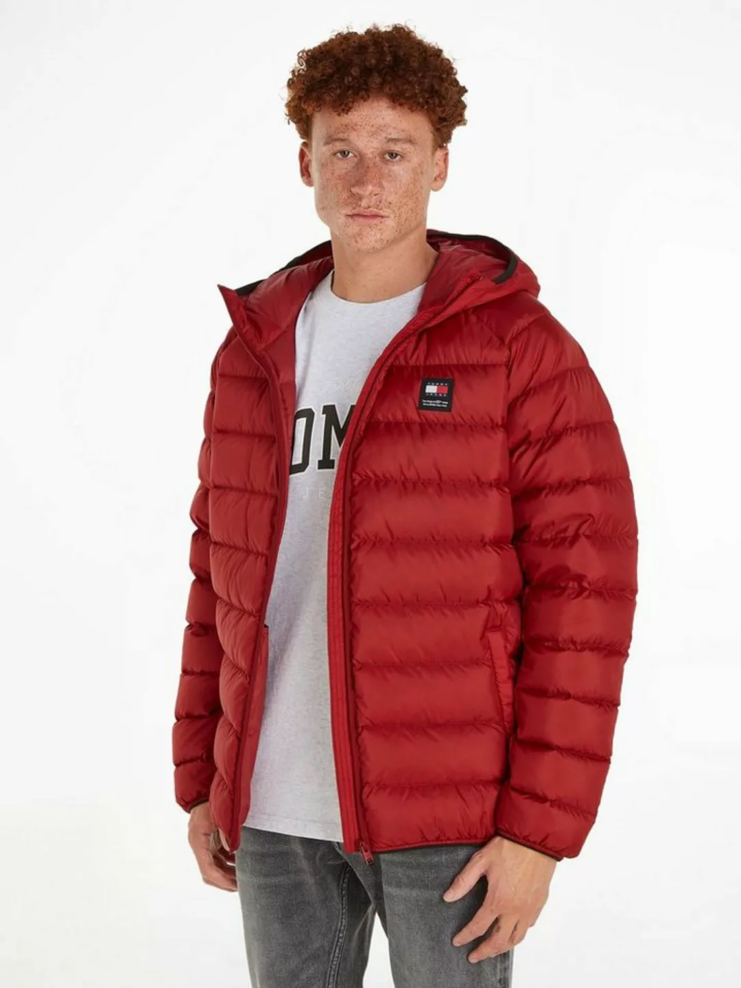 Tommy Jeans Daunenjacke TJM HOODED LT DOWN JACKET EXT mit Kapuze und integr günstig online kaufen