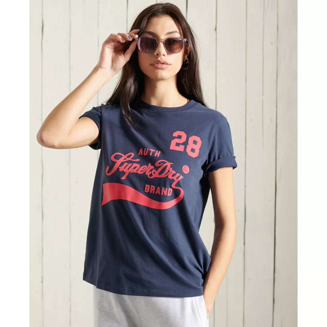 Superdry Collegiate Cali State Kurzarm T-shirt M Nautical Navy günstig online kaufen