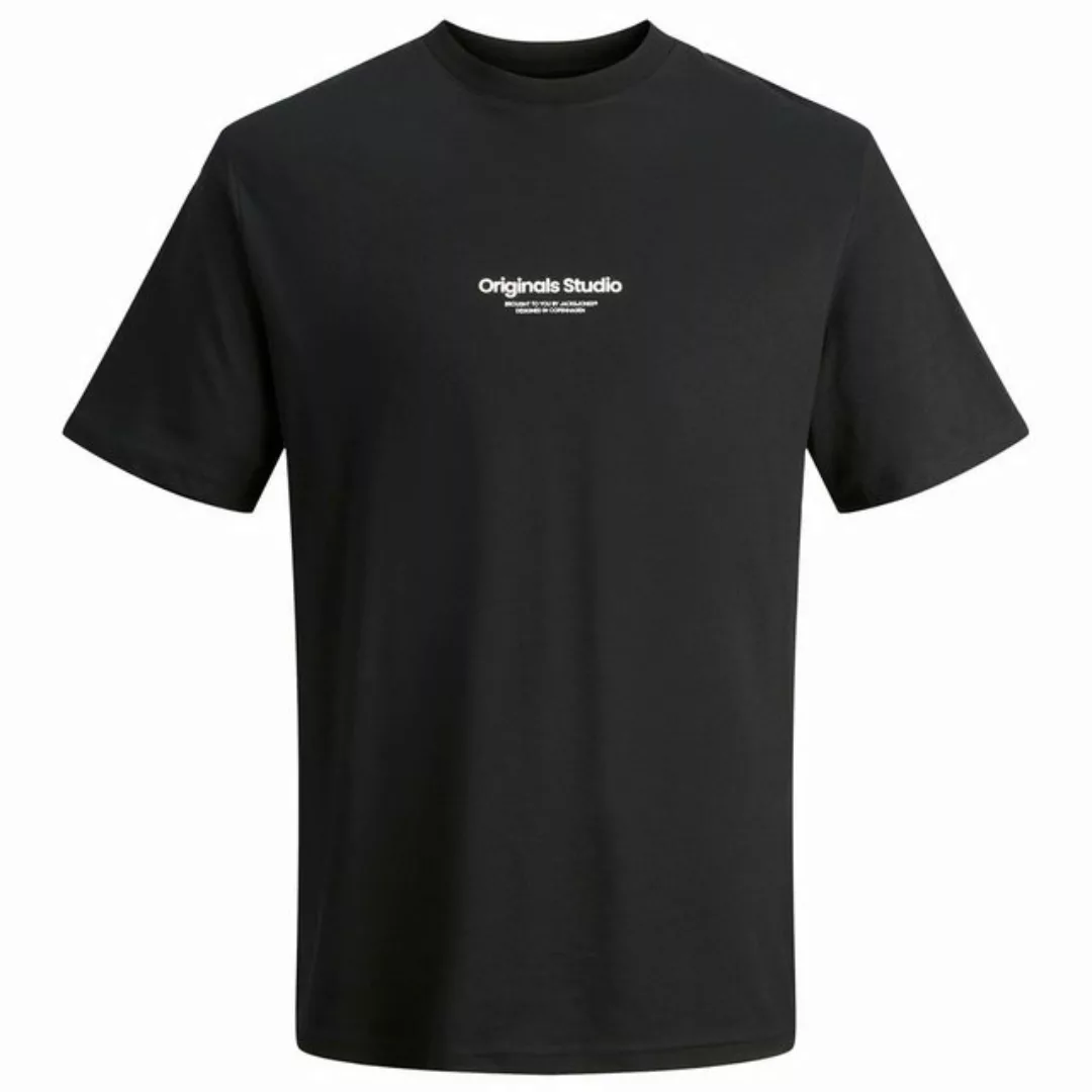 Jack & Jones Rundhalsshirt Jack&Jones T-Shirt Übergröße schwarz JORVESTERBR günstig online kaufen