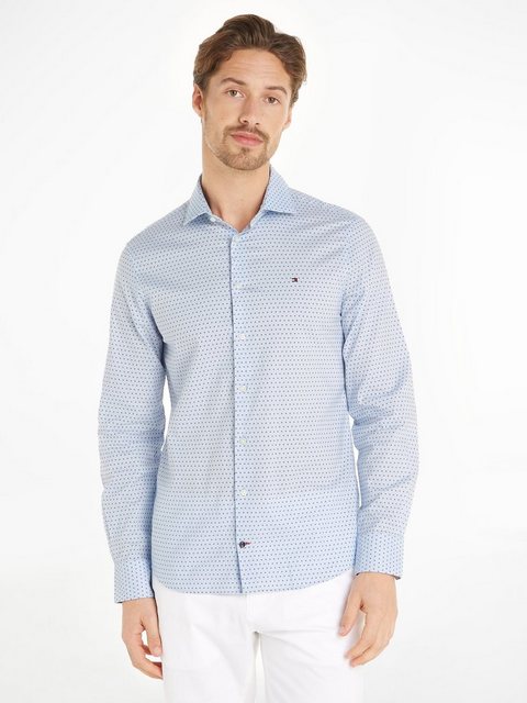 Tommy Hilfiger Businesshemd CL-W OXF CIRCLE PRINT SHIRT SF günstig online kaufen