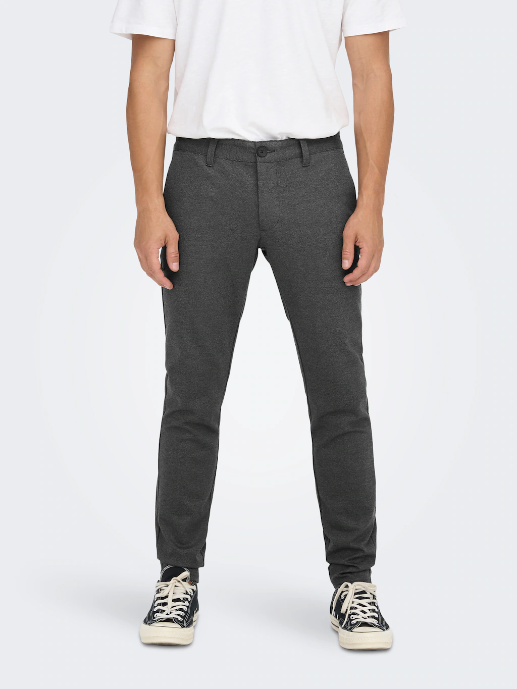 ONLY & SONS Chinohose "ONSMARK SLIM HERRINGBONE 2911 PANT NOOS" günstig online kaufen