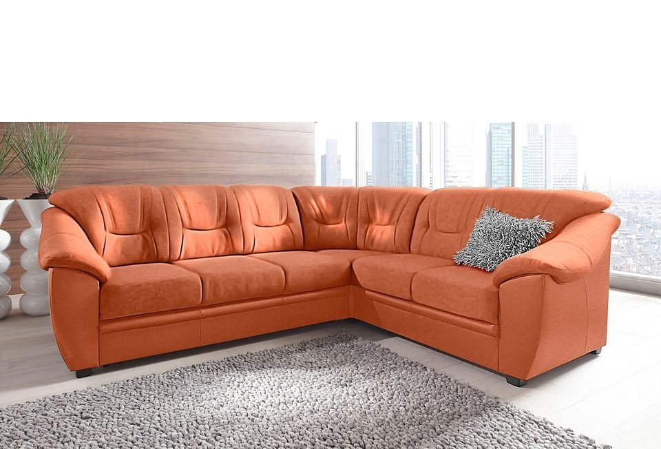 sit&more Ecksofa "Savona L-Form", wahlweise mit Bettfunktion, inklusive Fed günstig online kaufen