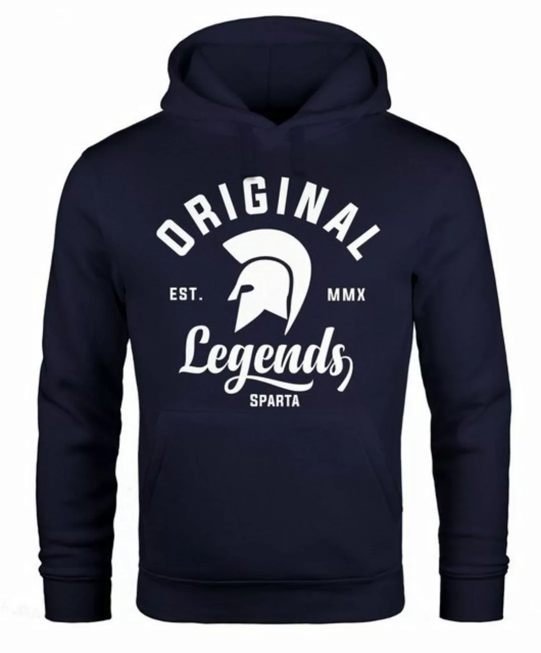 Neverless Hoodie Hoodie Herren Original Legends Gladiator Sparta Kapuzen-Pu günstig online kaufen