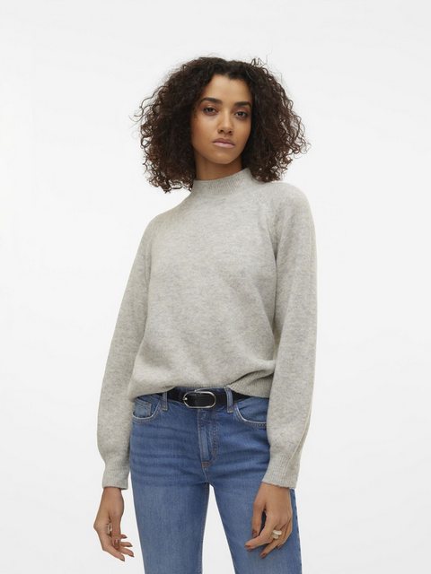 Vero Moda Strickpullover VMLeaf (1-tlg) Plain/ohne Details günstig online kaufen