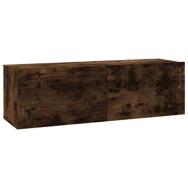 furnicato TV-Schrank TV-Wandschrank Räuchereiche 100x30x30 cm Holzwerkstoff günstig online kaufen