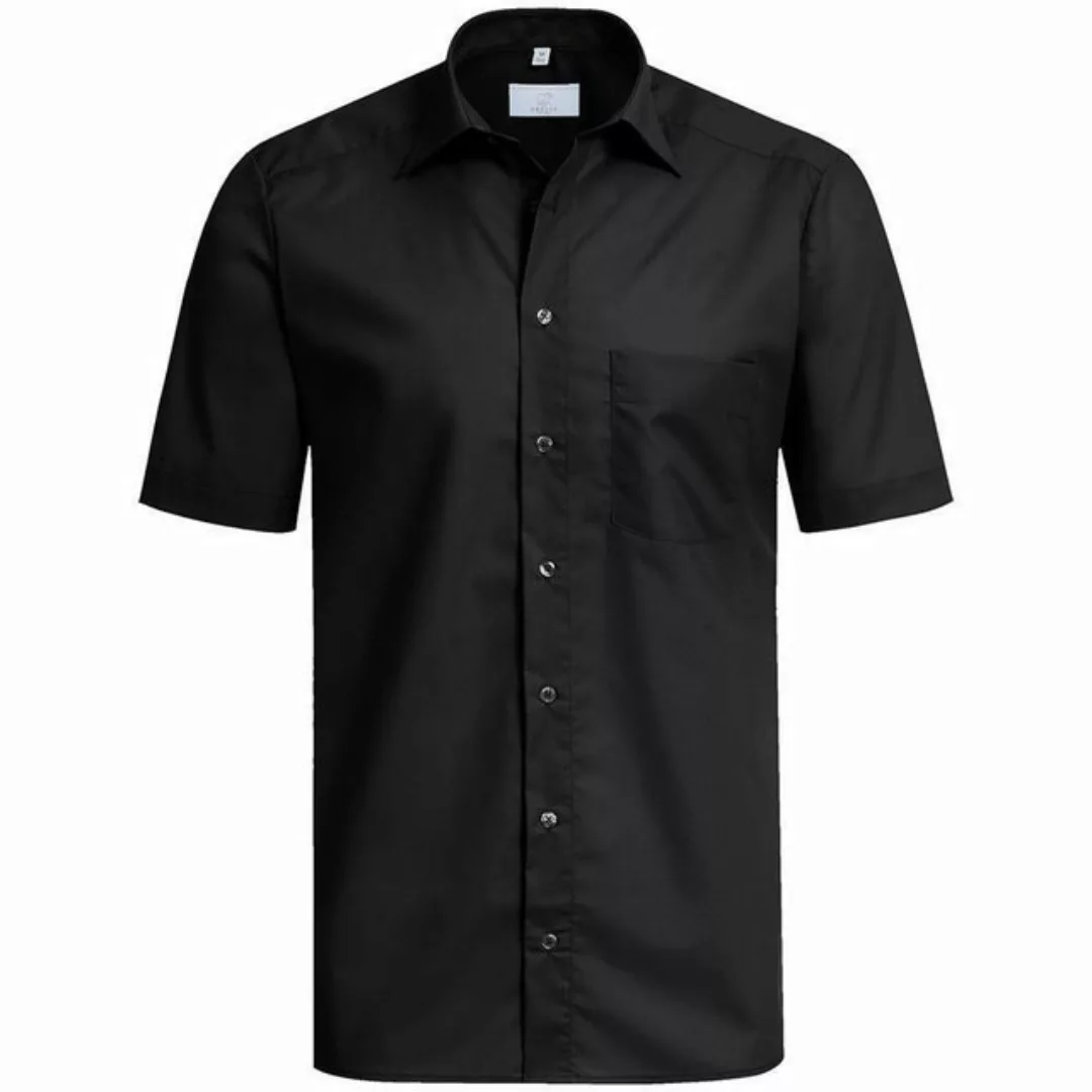 GREIFF Kurzarmhemd Greiff Corporate Hemd BASIC Herren OEKO TEX® Schwarz 35/ günstig online kaufen