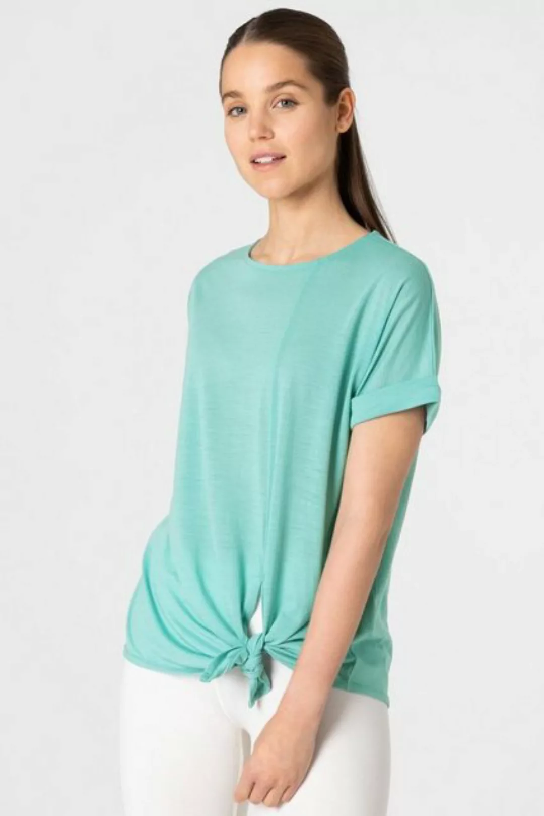 SUPER.NATURAL T-Shirt Merino T-Shirt W JP KNOT TEE mit Knoten-Detail am Sau günstig online kaufen