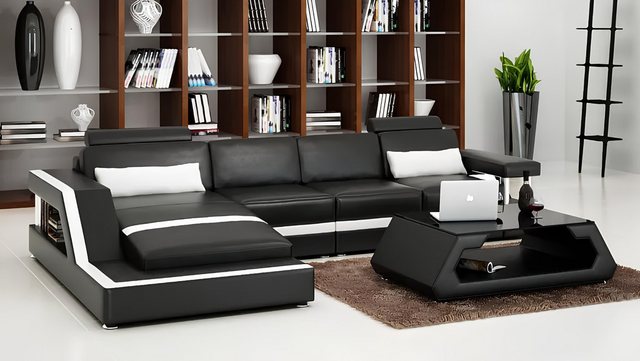 Xlmoebel Ecksofa Modernes Ledersofa in L-Form für das Wohnzimmer, Hergestel günstig online kaufen