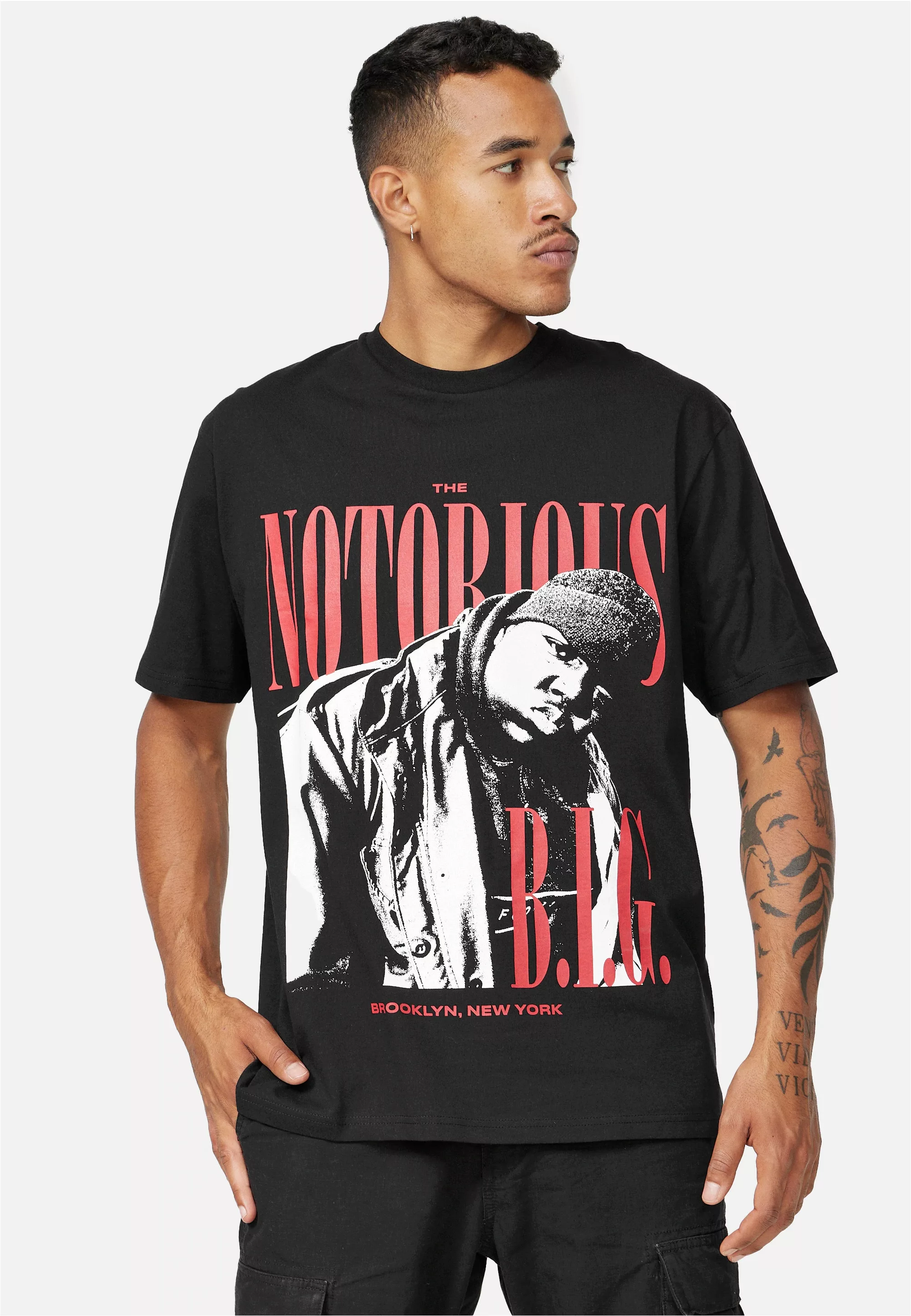 Recovered T-Shirt "The Notorious B.I.G Red Script", im zeitlosen Design günstig online kaufen