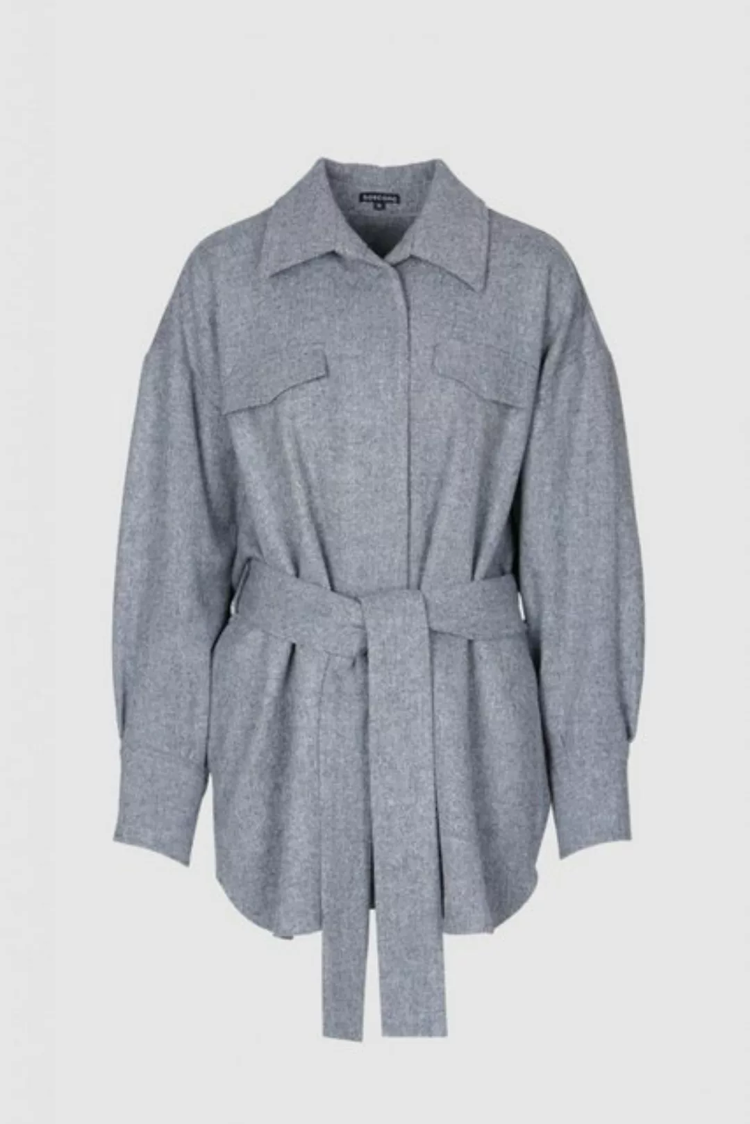 Boscana Wolljacke Jacke aus Wolle in Grau günstig online kaufen