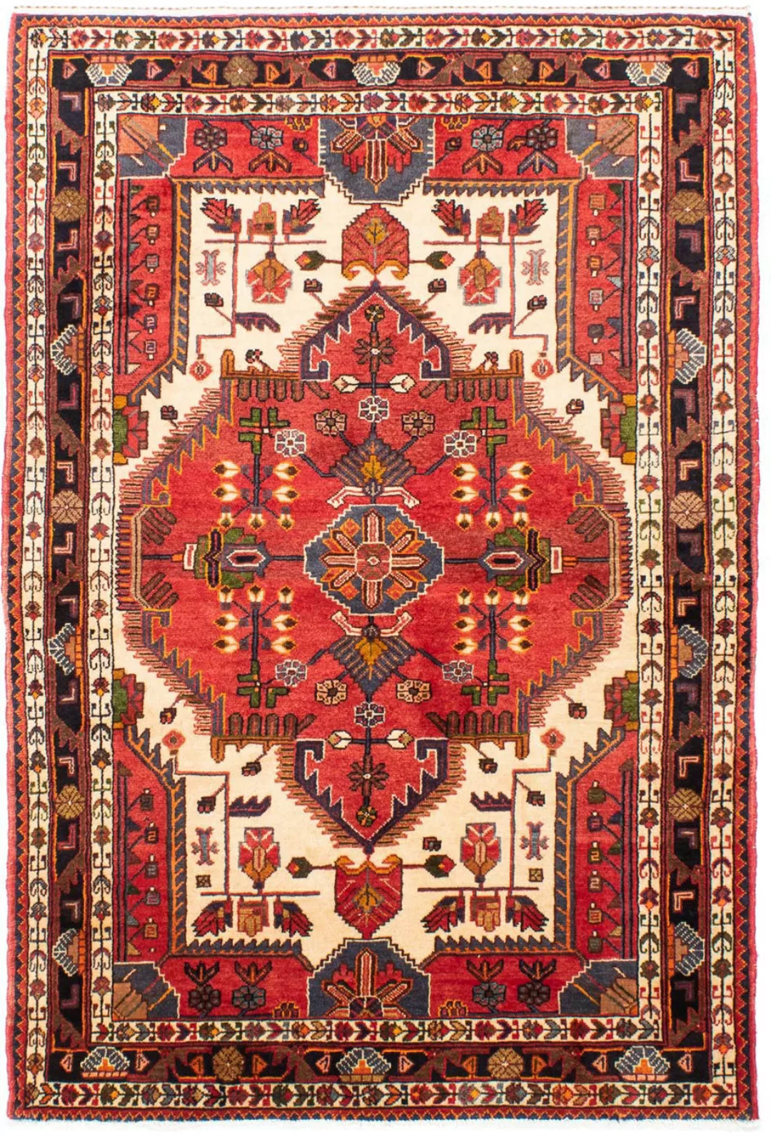 morgenland Orientteppich »Perser - Nomadic - 205 x 142 cm - rot«, rechtecki günstig online kaufen