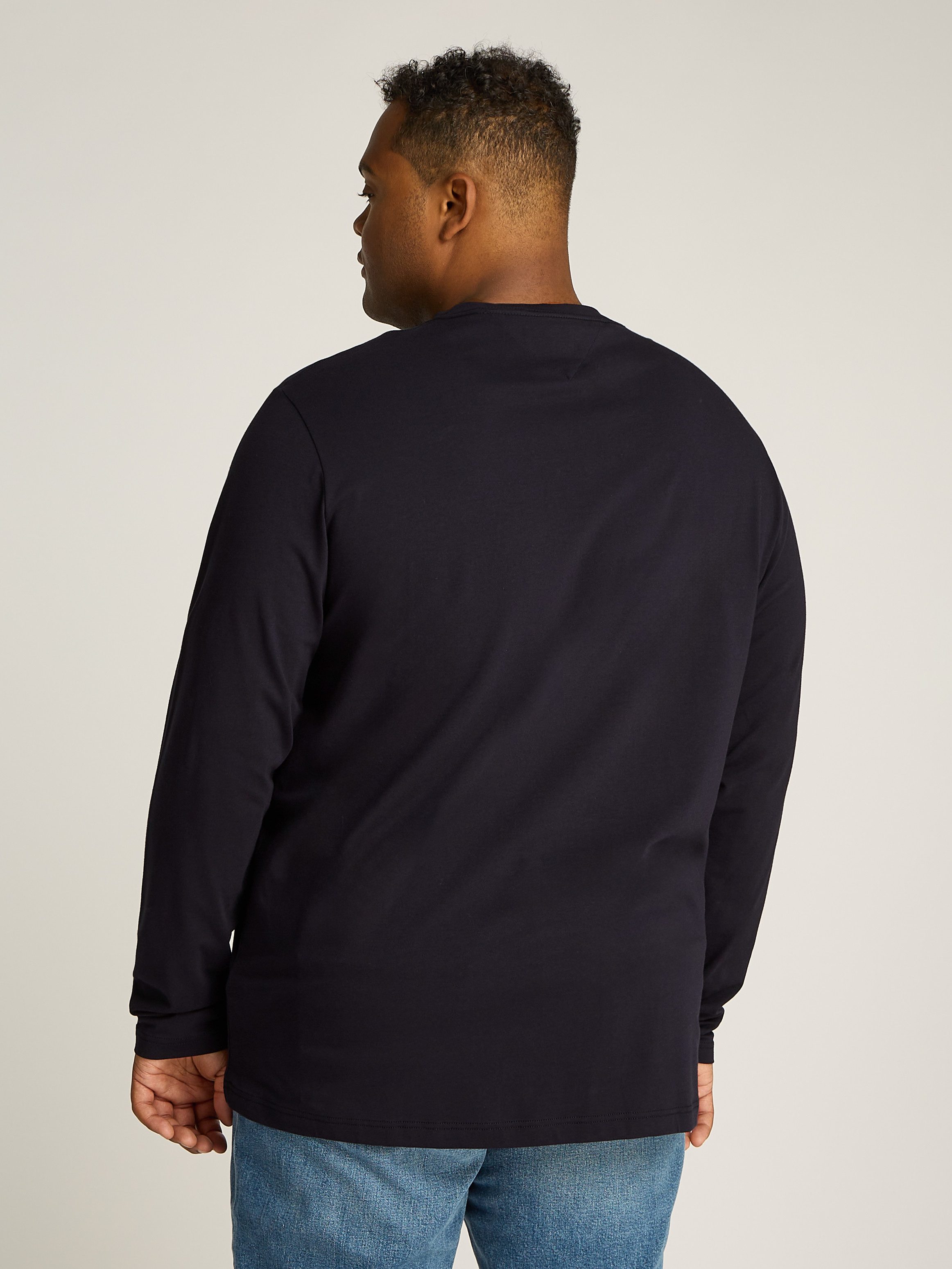 Tommy Hilfiger Big & Tall Longsleeve "BT-STRETCH SLIM FIT TEE-B mit Rundhal günstig online kaufen