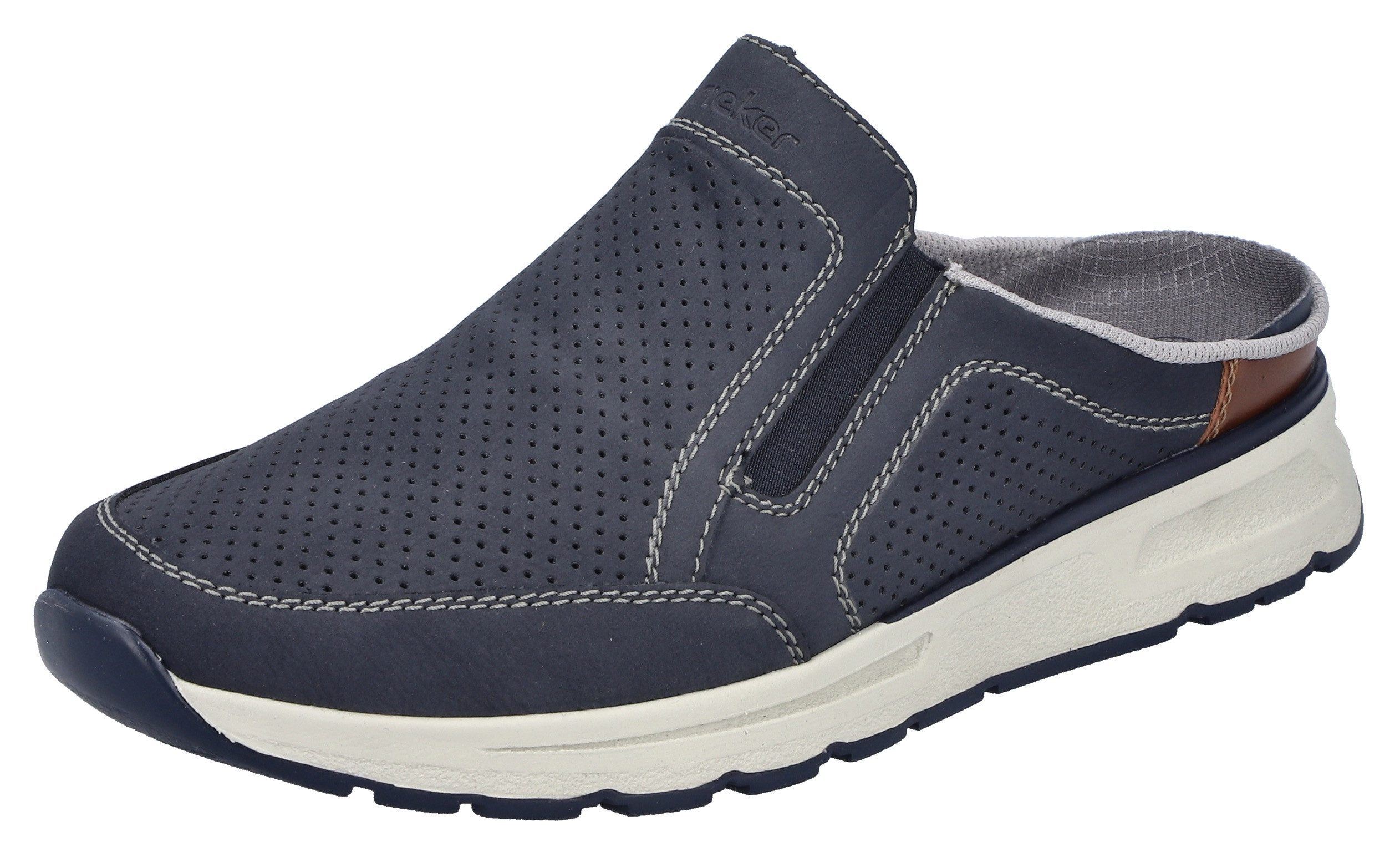 Rieker Clog, Sommerschuh, Hausschuh mit seitlichen Stretcheinsätzen günstig online kaufen