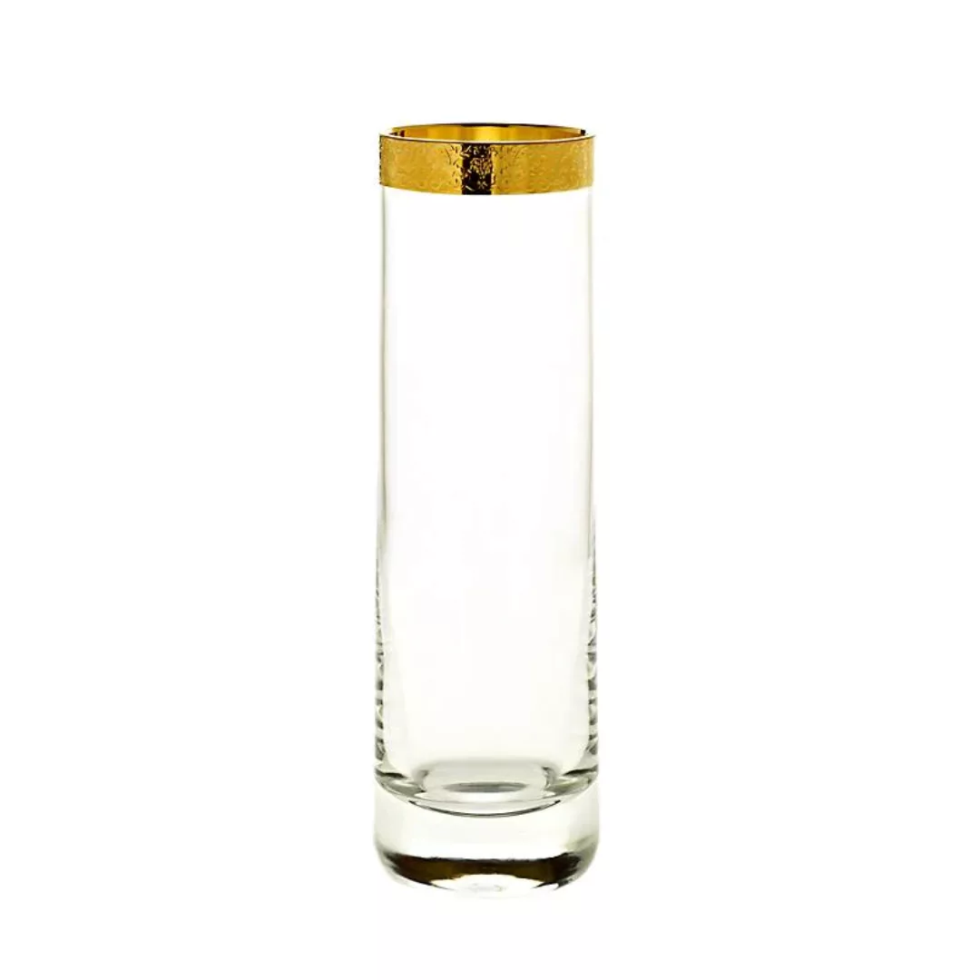Vase mit Goldrand "Gold Age" (22,5cm) günstig online kaufen