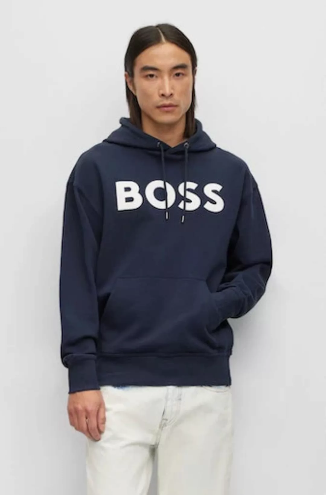 BOSS ORANGE Hoodie "WebasicHood", mit weißem Logodruck günstig online kaufen