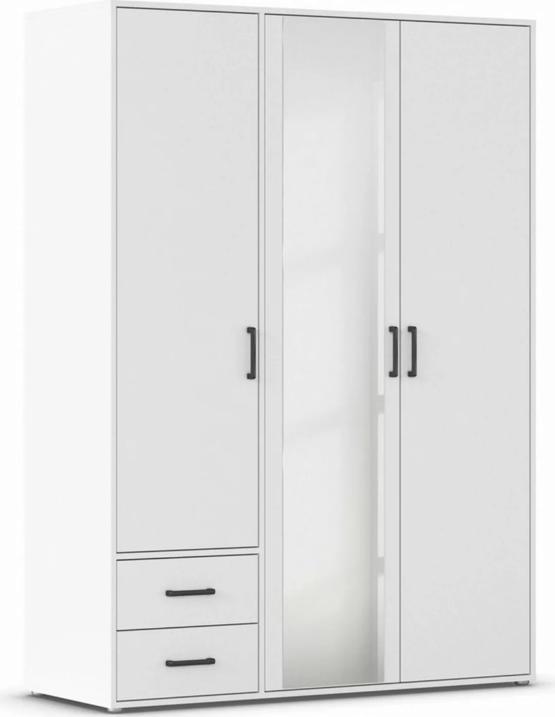 rauch Drehtürenschrank Voyager mit modernen Griffen in Graumetallic, inkl. günstig online kaufen