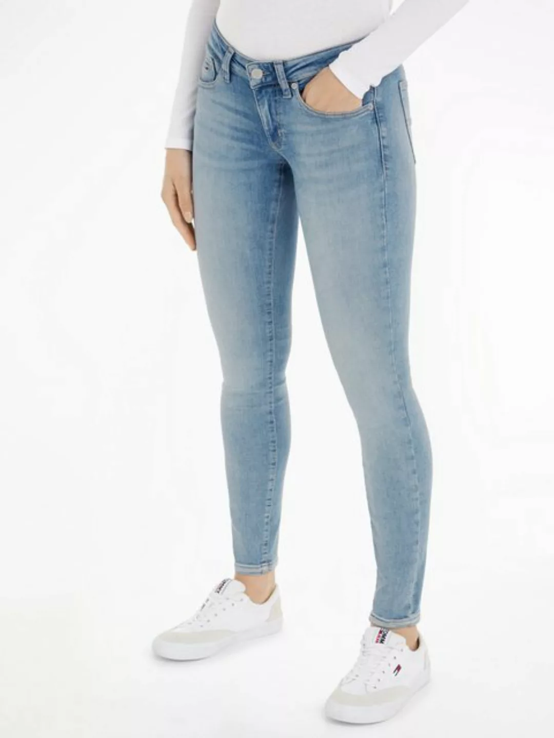 Tommy Jeans Skinny-fit-Jeans "Tommy Jeans Damenjeans Low Waist Skinny", mit günstig online kaufen