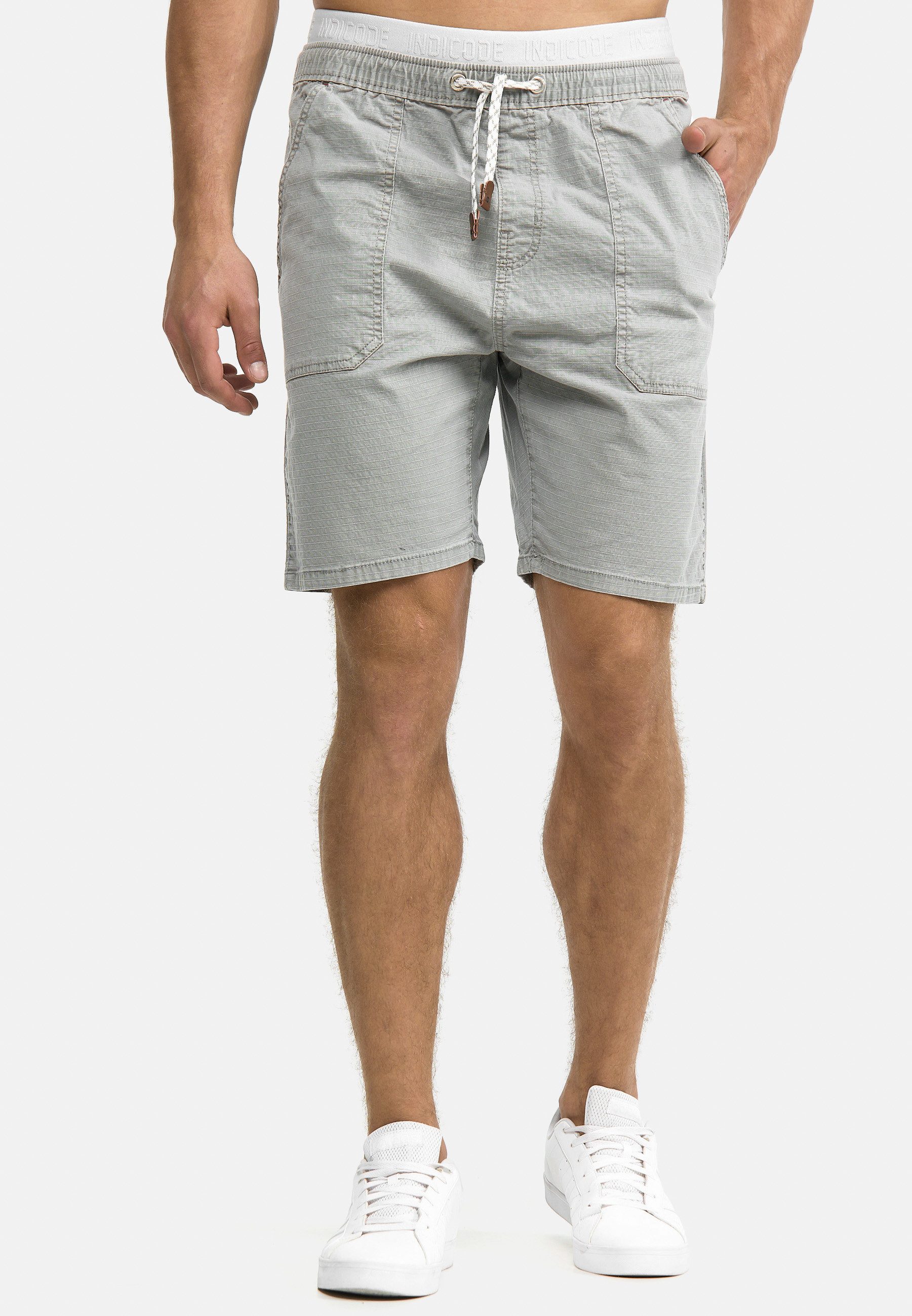 Indicode Chinoshorts Stoufville aus elastischer Baumwoll-Qualität, günstig online kaufen