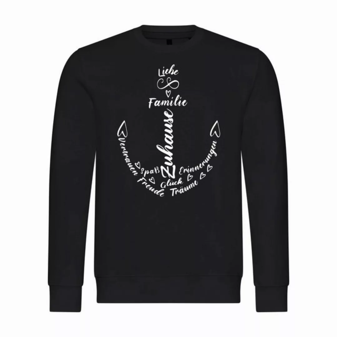 deinshirt Rundhalspullover Herren Pullover Liebe Familie Anker Mit Print Mo günstig online kaufen