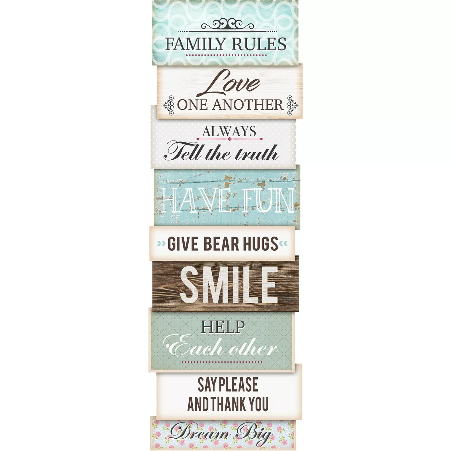 Pro-Art Wandtattoo Life Rules I 25 cm x 70 cm x 0,8 cm günstig online kaufen