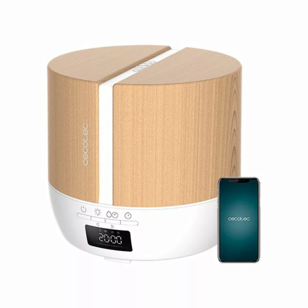 Luftbefeuchter Purearoma 550 Connected White Woody Cecotec (500 Ml) günstig online kaufen