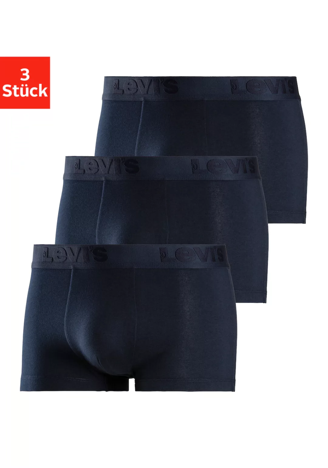 Levis Boxershorts, (Packung, 3er-Pack), mit verstärktem Frontbereich günstig online kaufen