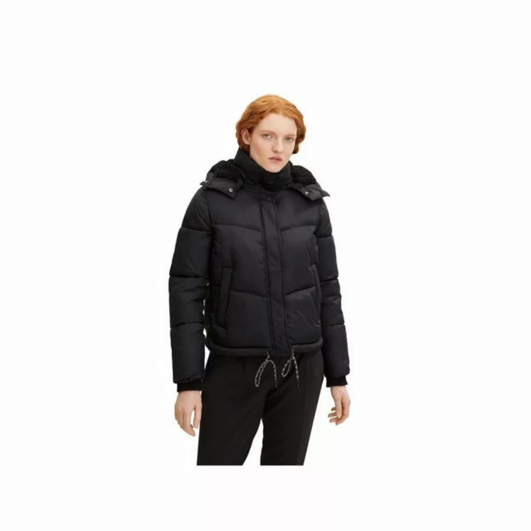 TOM TAILOR Denim Winterjacke Puffer-Jacke mit abnehmbarer Kapuze - REPREVE( günstig online kaufen