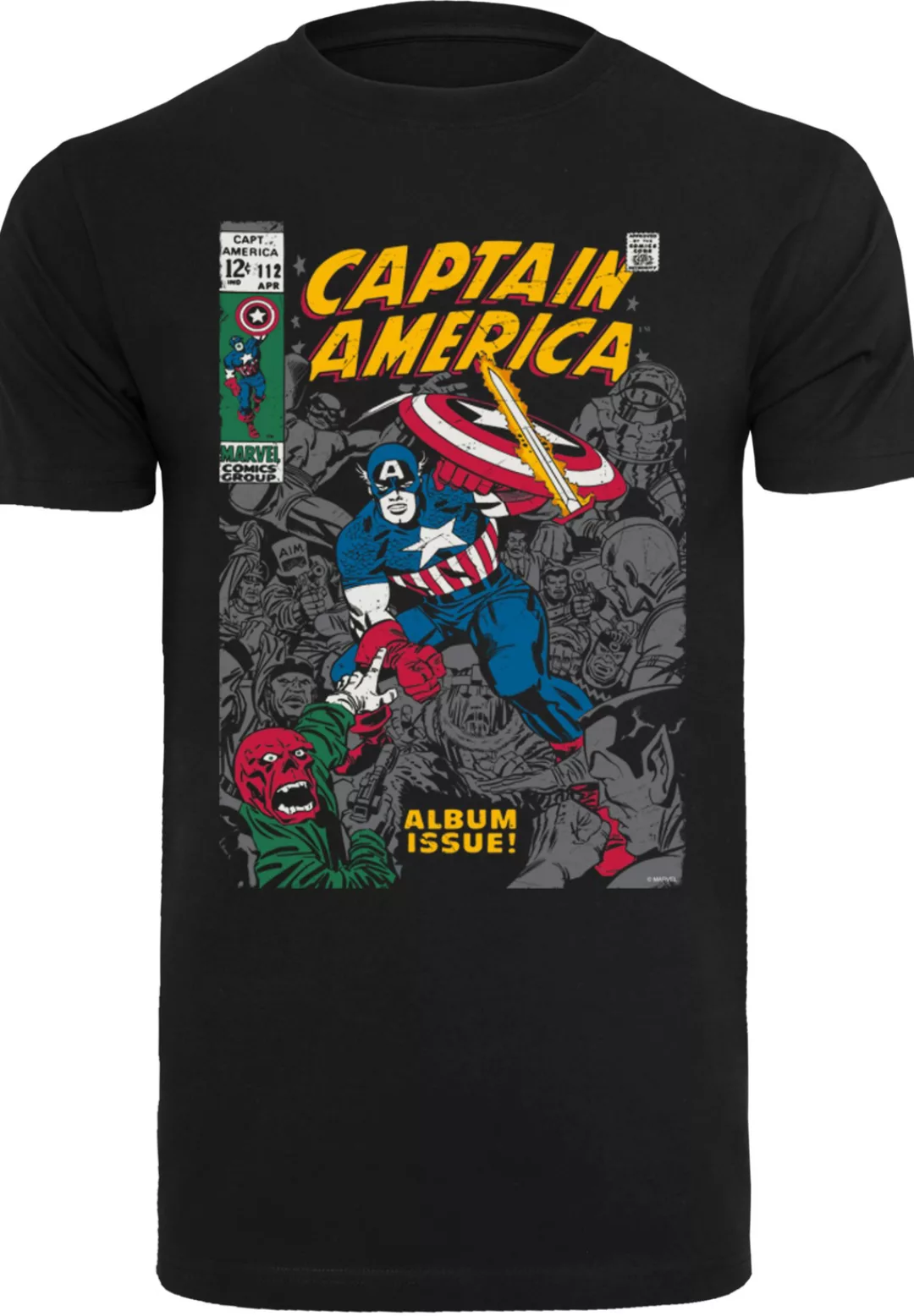 F4NT4STIC T-Shirt "Marvel Captain America Album Issue Cover", Herren,Premiu günstig online kaufen