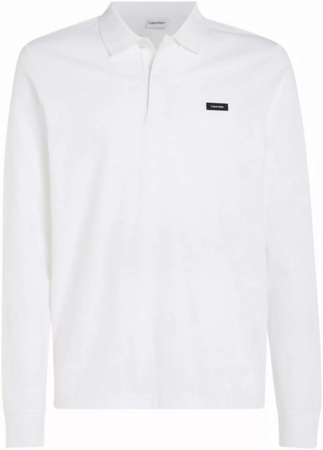 Calvin Klein Poloshirt STRETCH PIQUE LS POLO mit knopflosem Polokragen günstig online kaufen