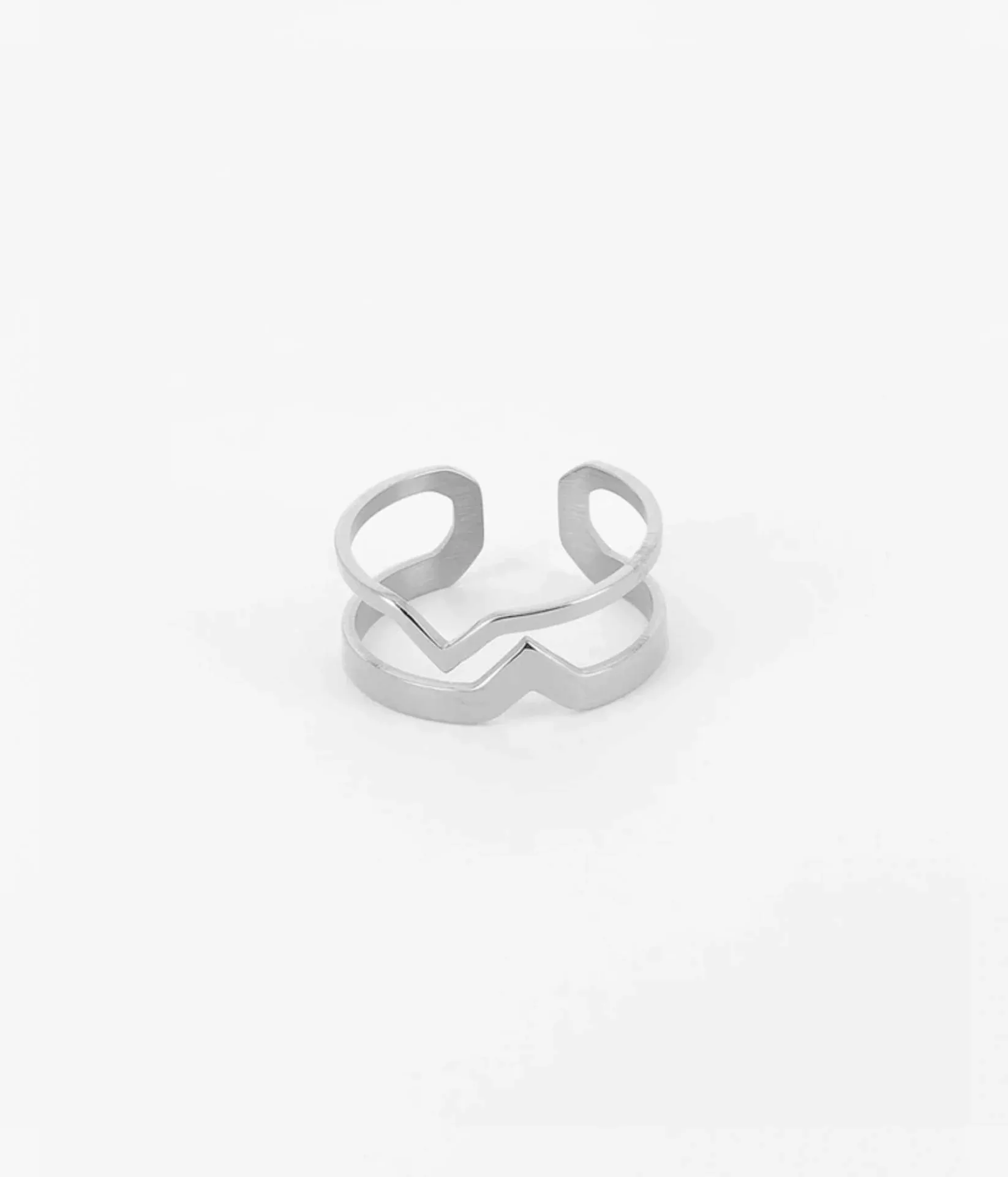 Zag Bijoux Ring Wave silber günstig online kaufen