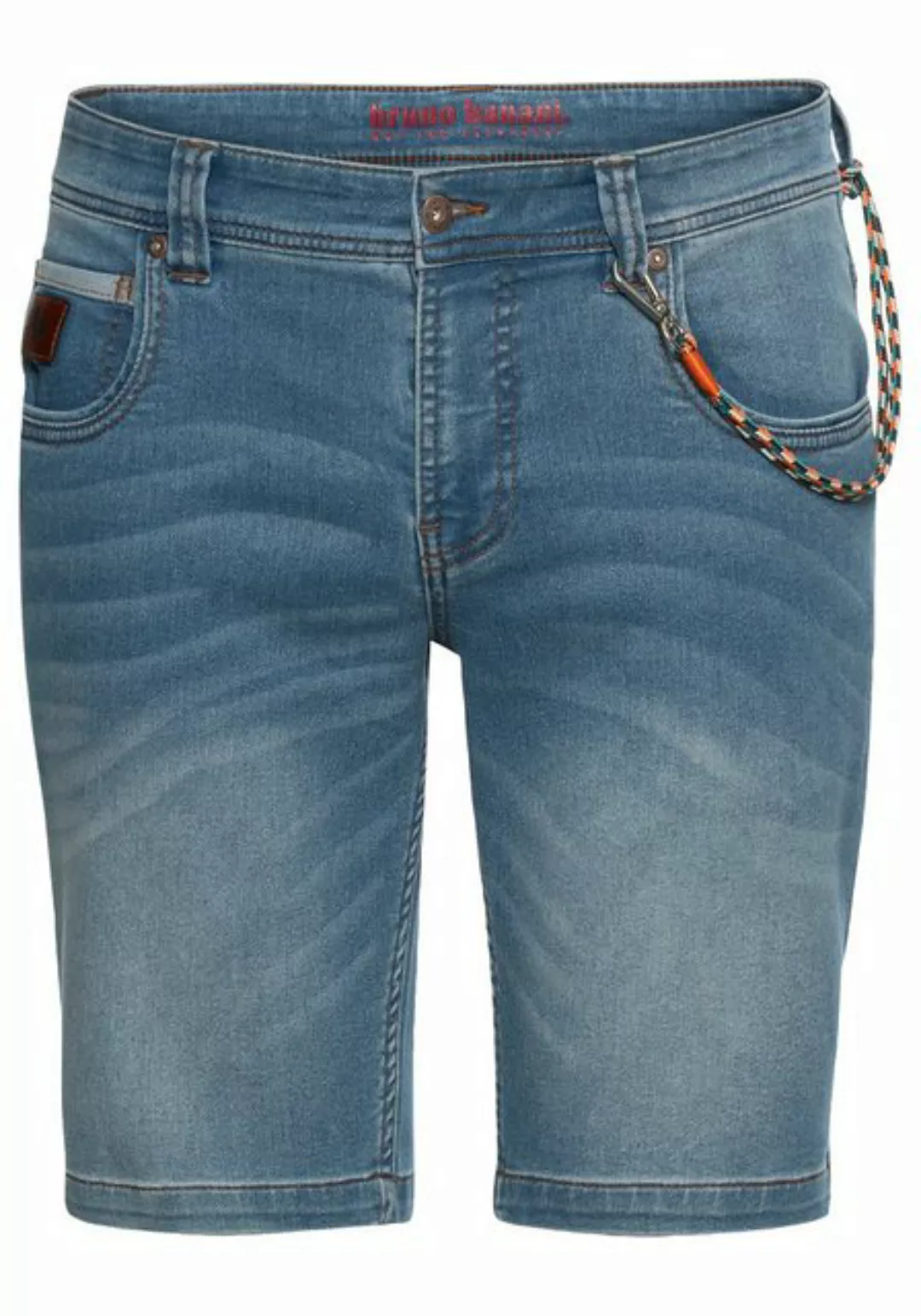 Bruno Banani Jeansshorts (Set, 2-tlg., mit Band) bequemer Sitz, gerade Bein günstig online kaufen