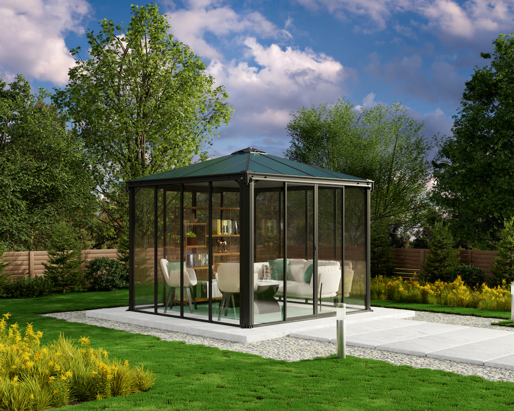 Palram - Canopia Pavillon "Ledro 3000", (Set), BxT: 295x295 cm günstig online kaufen