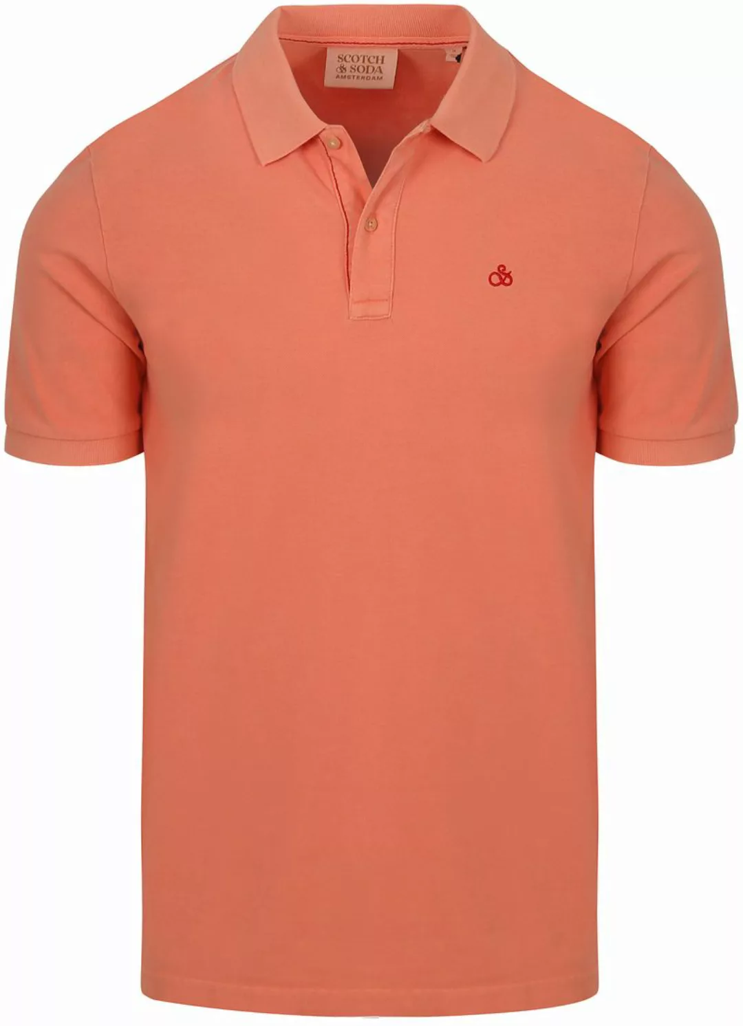 Poloshirt Scotch and Soda Piqué Rosa - Größe M günstig online kaufen