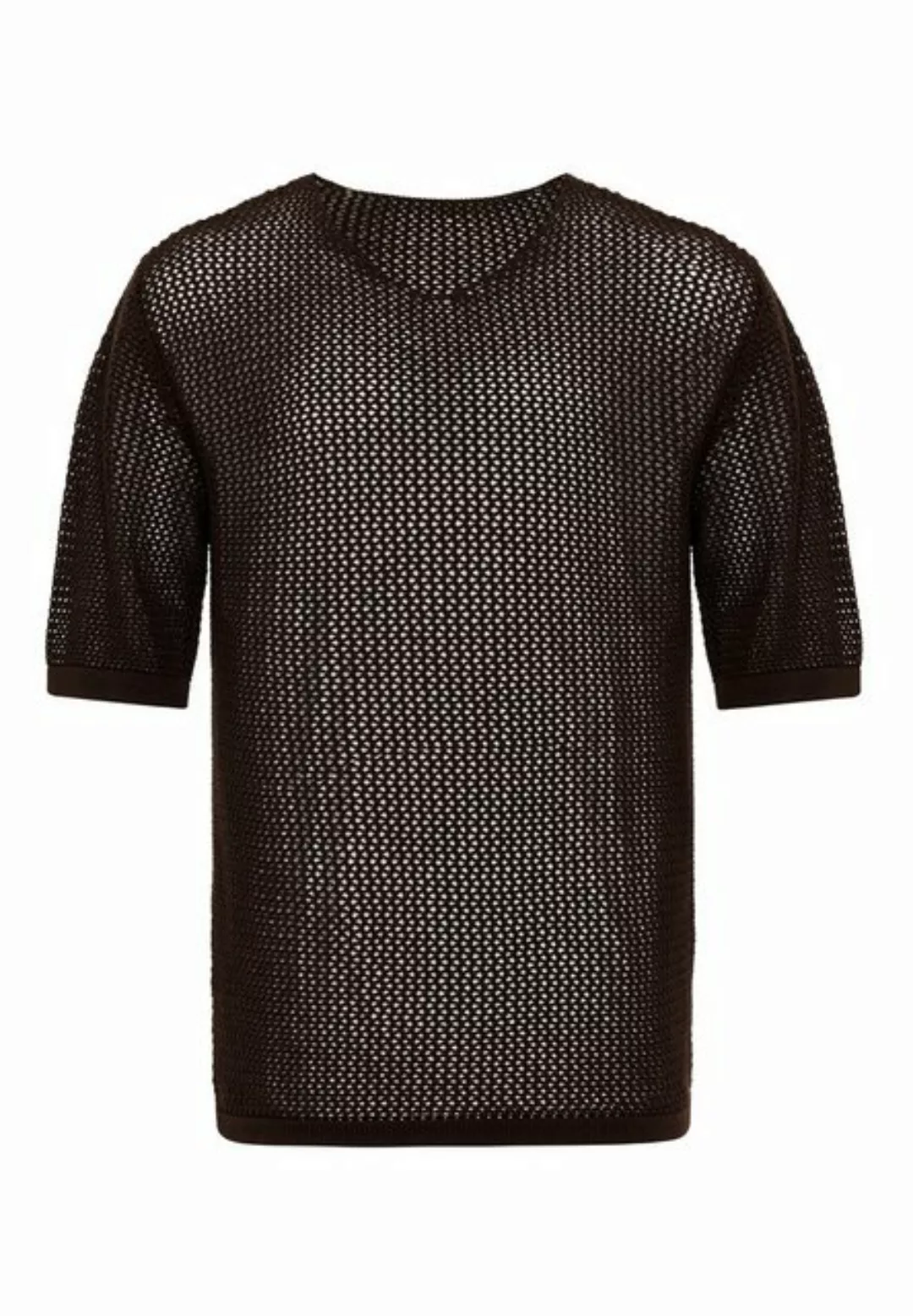 Antioch Poloshirt Pago -Transparent - Regular Fit - Cellular Knitted günstig online kaufen