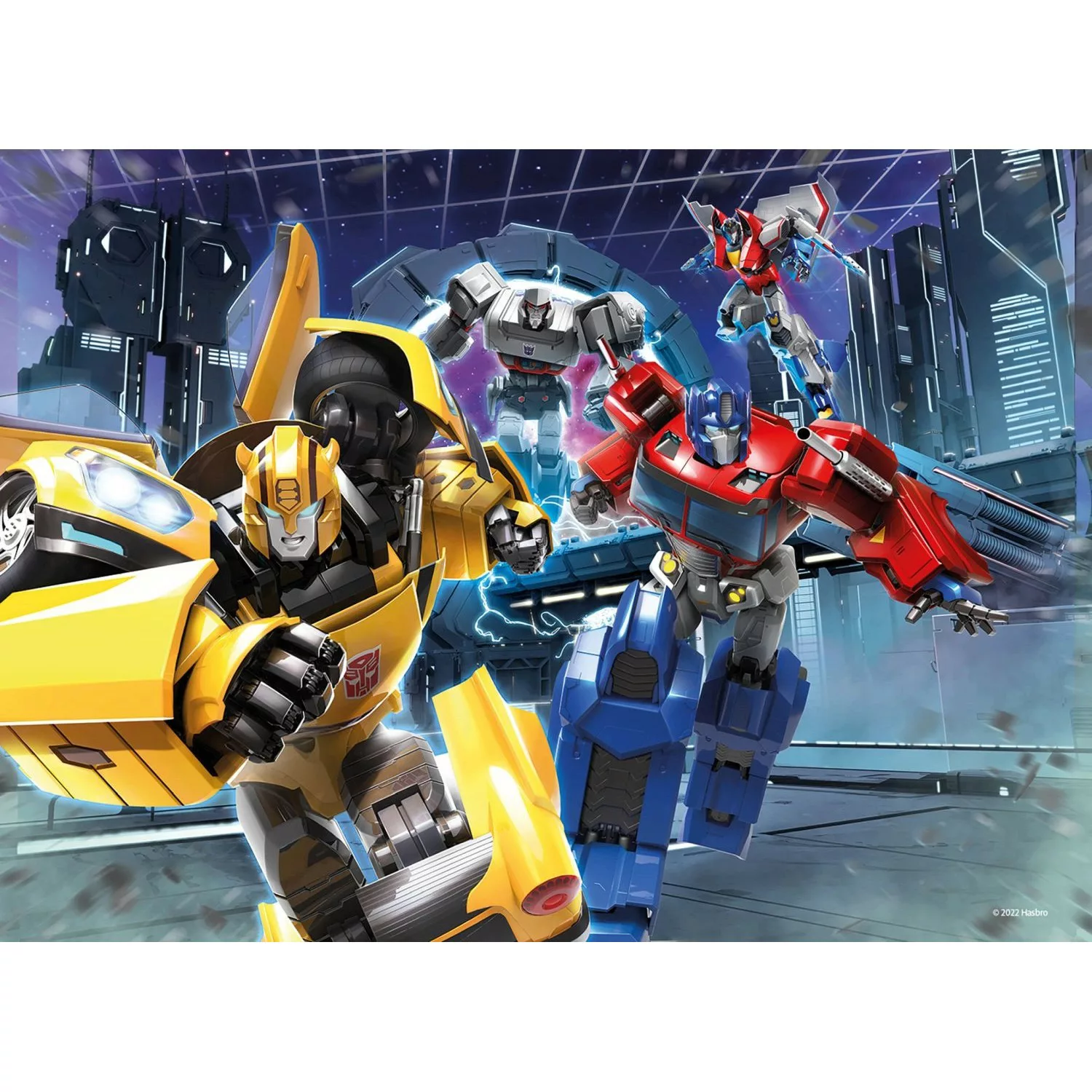 Sanders & Sanders Poster Transformers Gelb Rot und Blau 1,1 x 1,55 m 601255 günstig online kaufen