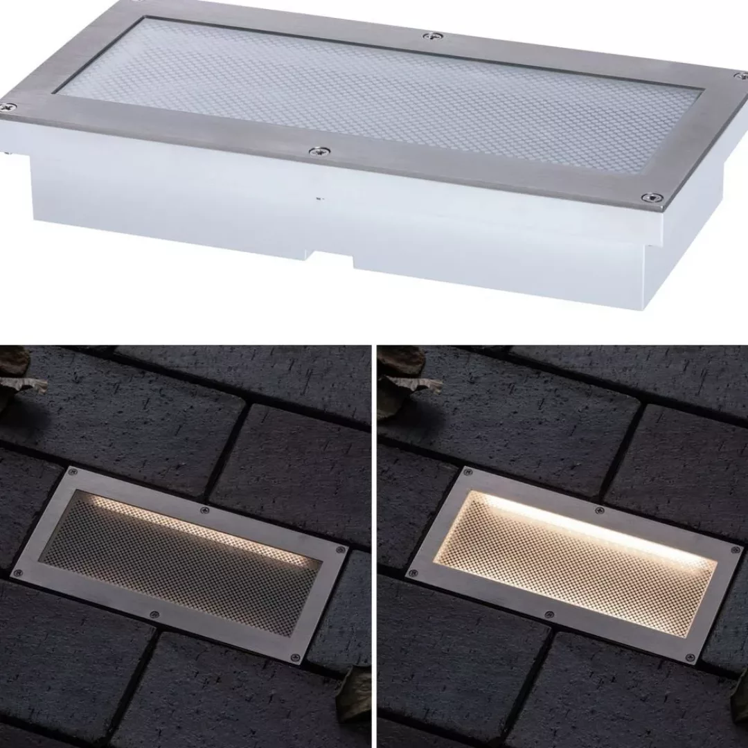 Paulmann LED-Solar-Bodeneinbauleuchte Aron 20x10cm günstig online kaufen