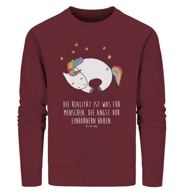 Mr. & Mrs. Panda Longpullover Größe S Einhorn Nacht - Burgundy - Geschenk, günstig online kaufen